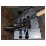 Manual Hot Stamping Monograming Machine with Adjustable Table and Wooden Handle