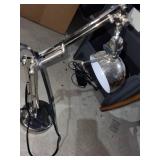 Set of 2 Adjustable Chrome Desk Lamps