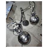 Set of 2 Adjustable Chrome Desk Lamps