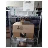 Metal Wire Storage Rack with Multiple Shelves