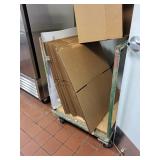 Used Industrial Metal Cart with Casters