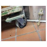 Used Industrial Metal Cart with Casters