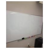 Large Wall-Mounted Whiteboard with Markers and Eraser
