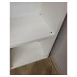 White Two-Shelf Bookcase