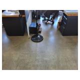 2 Black Metal 3-Drawer Office Pedestal File Cabinet