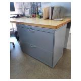 2-Piece Office Filing and Drawer Cabinet Set