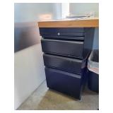 2-Piece Office Filing and Drawer Cabinet Set