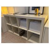 White 8 Cube Shelf Organizer Unit