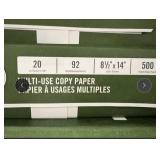 Lot of 12 Boise X-9 8.5x14 Multi-Use Copy Paper Reams
