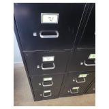 Black Metal 4-Drawer Filing Cabinets ** Total number TBD **