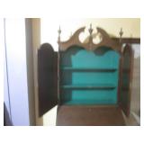 (LRF) Vintage Wood Secretary Desk w...