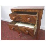 (LRB) Vintage Wood 2-Drawer Table -...