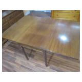 (LRB) Vintage Wood Drop Leaf Table ...