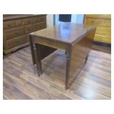 (LRB) Vintage Wood Drop Leaf Table ...