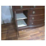 (LRF) Vintage Wood Buffet with 6-Dr...