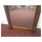 (LRF) Vintage Wood Framed Mirror - ...