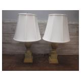 (LRF) Pair of Vintage Lamps - 30" T...