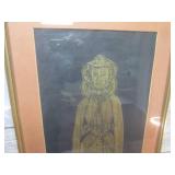 (LRB) Vintage Framed Art Print / Br...