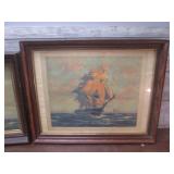 (LRB) 2 Vintage 1927 Framed Gordon ...