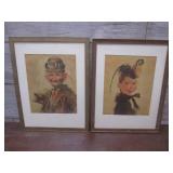 (LRF) Pair of Vintage Framed Floren...