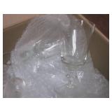 (LRB) Box of Assorted Stem Glasses...