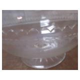 (LRB) Vintage Footed Crystal Bowl 9...