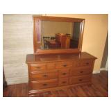 (LRF) 9-Drawer Dresser with Mirror ...
