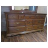 (LRF) 9-Drawer Dresser with Mirror ...