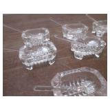 (LRB) Set of 8 Vintage Glass Salt C...