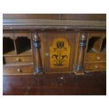 (LRF) Vintage Wood Secretary Desk w...