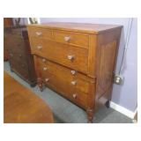 (LRB) Vintage Wood 6-Drawer Dresser...
