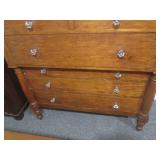 (LRB) Vintage Wood 6-Drawer Dresser...