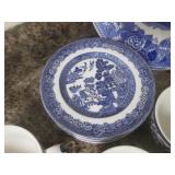 (K) Vintage Blue Willow Johnson Bro...