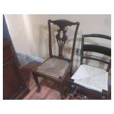 (LRF) 3 Vintage Wood Chairs...