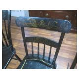 (LRF) 4 Vintage Wood Chairs - 1 Is ...