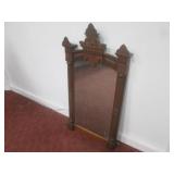 (LRF) Vintage Wood Framed Mirror - ...