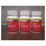 (K) 3 Bottles of Extra Strength Pai...