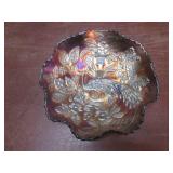 (LRB) Vintage Fenton Blue Carnival ...