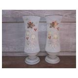 (LRB) Pair of Vintage Hand-Painted ...