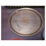 (LRB) Assorted Vintage Metal Trays ...