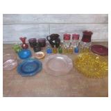 (LRF) Assorted Vintage Colored Glas...