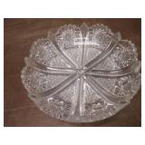 (LRB) Vintage Cut Glass Crystal Sha...