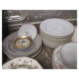 (K) Assorted Vintage Plates, Platte...