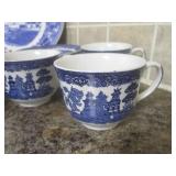 (K) Vintage Blue Willow Johnson Bro...