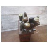 (LRB) Vintage Fondue Set with 2 Set...