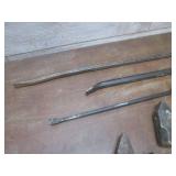 (K) 3 Pry Bars and 2 BFH