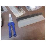 (K) Assorted Trowels, Sandpaper, an...