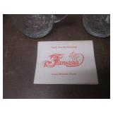 (K) 5 Cup and Plate Sets and 4pc Fa...