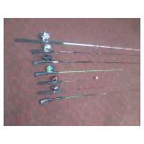 (LRF) Assorted Fishing Rods and Ree...