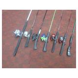 (LRF) Assorted Fishing Rods and Ree...